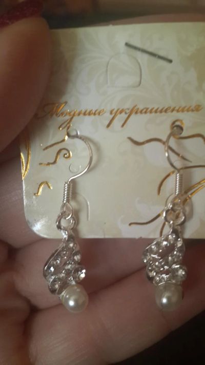 Лот: 6251096. Фото: 1. Серьги 4. Серьги, каффы