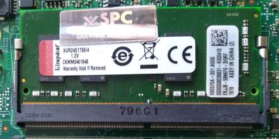 Лот: 16849223. Фото: 1. 4GB DDR4 Kingston KVR24S17S6/4. Оперативная память