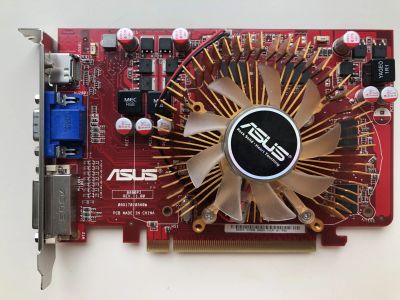 Лот: 21790953. Фото: 1. PCI-E 512Mb ASUS AMD Radeon HD... Видеокарты