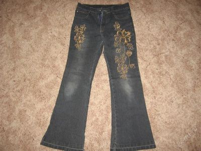 Лот: 1780706. Фото: 1. Джинсы на девочку 1 (смотрите... Брюки, шорты, джинсы