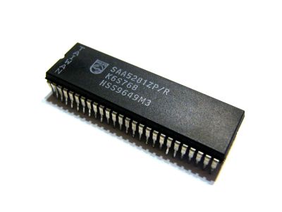 Лот: 19979252. Фото: 1. SAA5281ZP/R, микросхема, процессор... Микросхемы