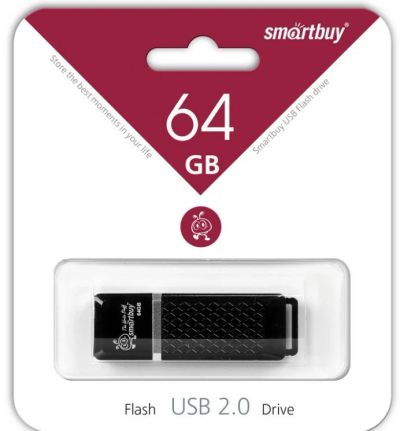 Лот: 13030880. Фото: 1. USB накопитель Smartbuy 64GB. USB-флеш карты