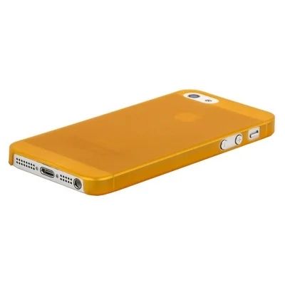 Лот: 1219406. Фото: 1. Ультратонкий Чехол iPhone 5 (Оранжевый... Чехлы, бамперы
