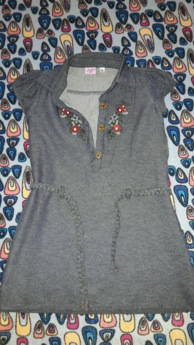 Лот: 7895679. Фото: 1. Платье джинсовое. Платья, сарафаны