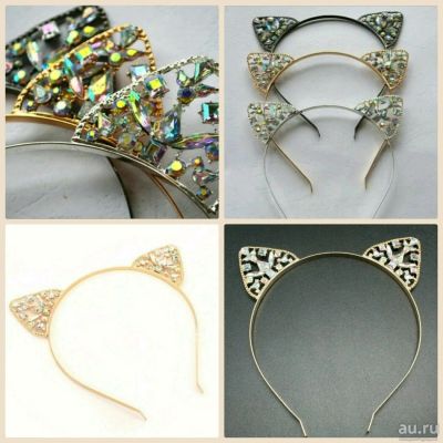 Лот: 10752436. Фото: 1. Новогодний ободок Ушки. Другое (женская одежда)