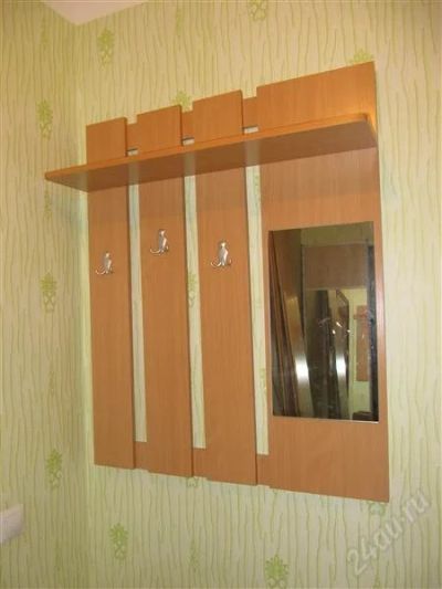 Лот: 2205179. Фото: 1. Полка с зеркалом. Прихожие, гардеробные