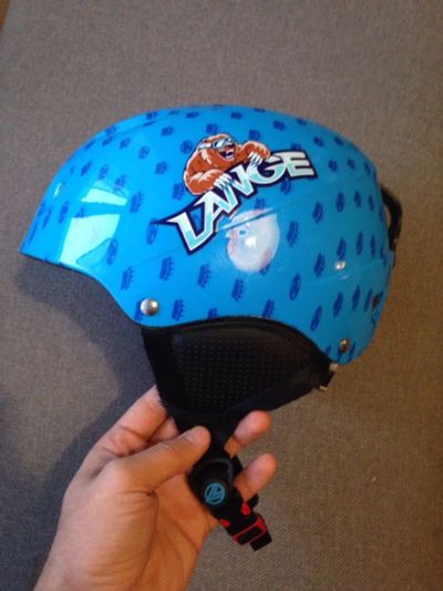 Лот: 6616643. Фото: 1. Детский горнолыжный шлем для горных... Шлемы