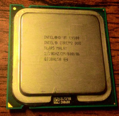 Лот: 12533864. Фото: 1. Процессор Intel Core 2 Duo E4500... Процессоры