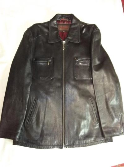 Лот: 10854575. Фото: 1. Куртка мужская кожаная , демисезонная... Верхняя одежда