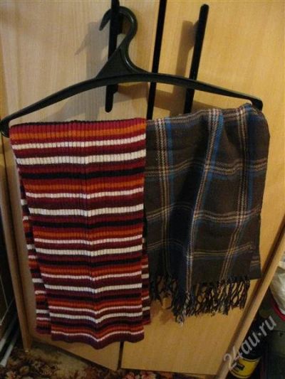 Лот: 1540154. Фото: 1. Шарф полосатый. Шарфы, платки