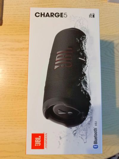 Лот: 25884225. Фото: 1. Колонка JBL Charge 5 Black. Портативные, беспроводные колонки