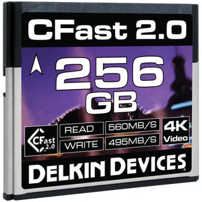 Лот: 21642611. Фото: 1. Карта памяти Delkin Devices 256GB... Карты памяти