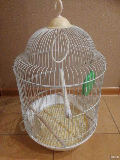 Лот: 18221929. Фото: 1. Клетка для мелких птиц (попугая... Домики, переноски, клетки, когтеточки