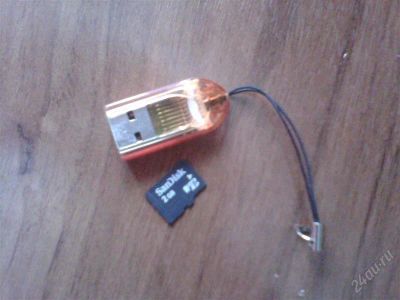 Лот: 826979. Фото: 1. USB Card Reader microSD(мини кард-ридер... Разное