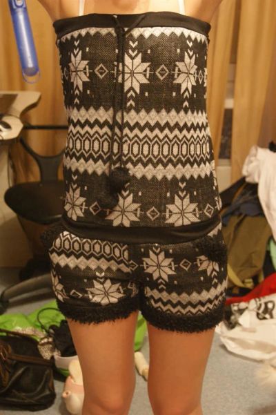 Лот: 3813093. Фото: 1. Комбинезон женский вязаный. Комбинезоны