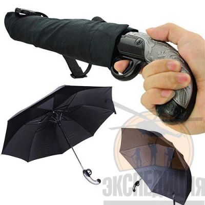 Лот: 5033395. Фото: 1. Зонт Револьвер. Отличный стильный... Зонты