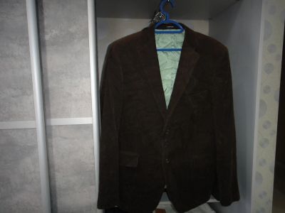 Лот: 25898291. Фото: 1. Пиджак вельветовый в стиле casual... Пиджаки