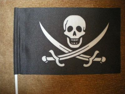 Лот: 12246234. Фото: 1. Флаг пиратский Веселый Роджер... Флаги, гербы