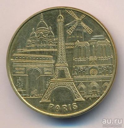 Лот: 17760548. Фото: 1. Франция 2014 жетон медаль Париж... Сувенирные