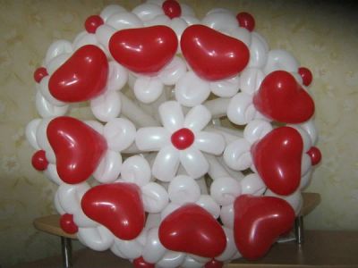 Лот: 3202595. Фото: 1. Букет "Love" Букет из шариков. Подарки на 8 марта