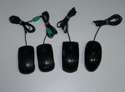 Лот: 13365834. Фото: 1. Мышь PS/2 разных производителей. Клавиатуры и мыши