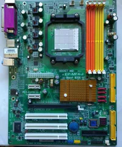 Лот: 6926143. Фото: 1. EPoX EP-MF4-J3 АМ-2 с РУБЛЯ!. Материнские платы
