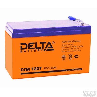 Лот: 11426795. Фото: 1. Аккумуляторная батарея Delta DTM... Аккумуляторы
