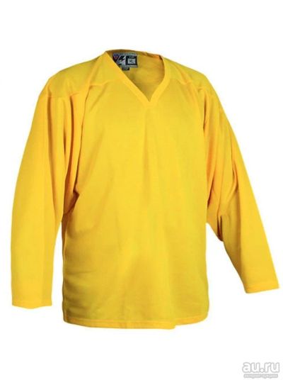 Лот: 13362935. Фото: 1. Хоккейный свитер желтый, Желтый... Другое (обмундирование и экипировка)