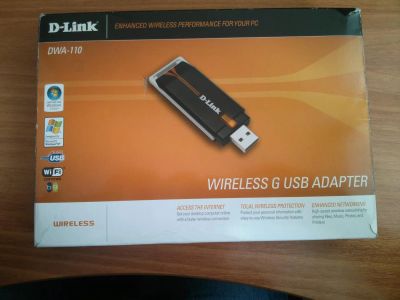 Лот: 7524674. Фото: 1. D-Link DWA-110 WiFi USB-адаптер... WiFi, Bluetooth адаптеры