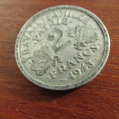 Лот: 25781133. Фото: 1. Монета 2 франк два франка Франция... Европа