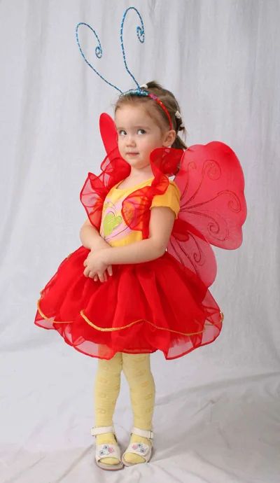 Лот: 4872746. Фото: 1. новогодний детский костюм бабочки... Детские карнавальные, праздничные костюмы