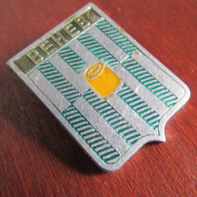 Лот: 25720410. Фото: 1. Значок город Венев старый герб... Сувенирные