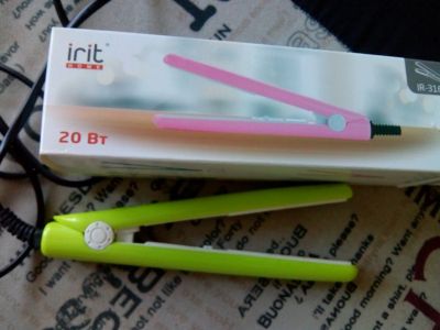 Лот: 13928407. Фото: 1. Выпрямитель для волос irit 3160. Укладка и стрижка волос, бритьё, эпиляция