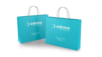 Лот: 25890933. Фото: 1. Бумажный пакет Askona. Другое (мебель)