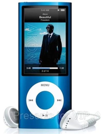 Лот: 2982844. Фото: 1. Apple iPod nano 4 16Gb Blue. Плееры