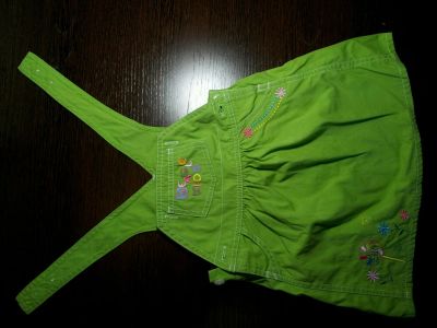 Лот: 4450008. Фото: 1. Сарафан джинсовый. Платья, сарафаны