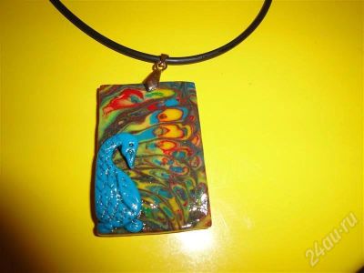 Лот: 298397. Фото: 1. Изделия из полимерной глины "Птица... Колье