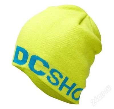 Лот: 1422664. Фото: 1. Шапка DC shoes желтая. Другое (одежда, обувь, галантерея)