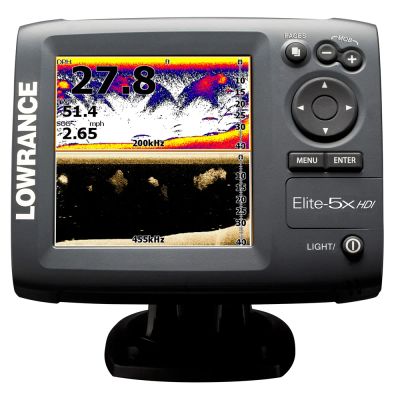 Лот: 3792921. Фото: 1. Lowrance Elite-5x HDI 50/200 455... Эхолоты