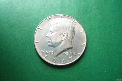 Лот: 11920090. Фото: 1. Полдоллара 1967 г. США Кеннеди... Америка