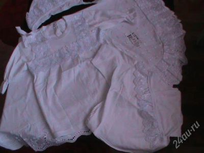 Лот: 4147293. Фото: 1. Комплект для крещения. Новый... Костюмы, пиджаки, комбинезоны