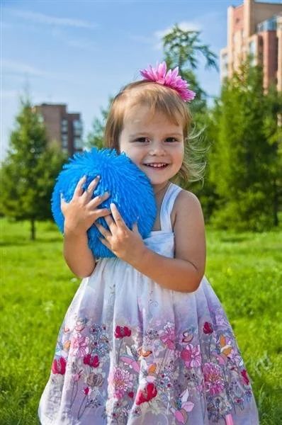 Лот: 1196496. Фото: 1. Пушистый резиновый шарик. Мягкие