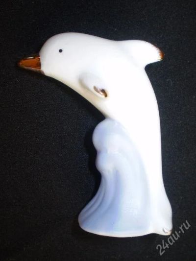 Лот: 35524. Фото: 1. Дельфин! Керамика! Статуэтка!. Красноярск