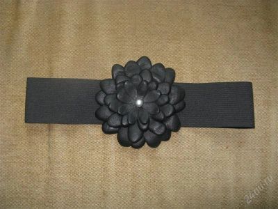 Лот: 1877774. Фото: 1. Пояс резинка С цветком новый. Ремни, пояса