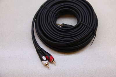 Лот: 16366102. Фото: 1. Кабель аудио 3.5мм AUX (Mini Jack... Шнуры, кабели, разъёмы