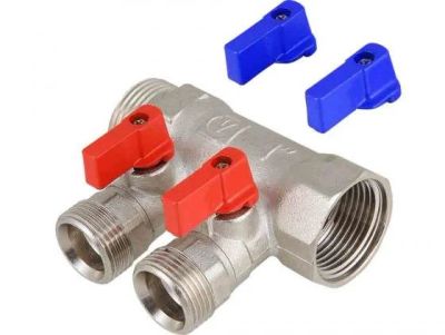 Лот: 20674131. Фото: 1. Коллектор PF 3/4"г/ш-1/2ш... Запорная и предохранительная арматура