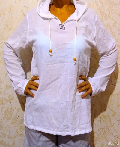 Лот: 15322830. Фото: 1. Тайская рубашка-туника, летняя... Рубашки, блузки, водолазки
