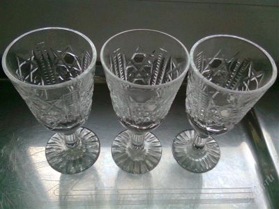 Лот: 2851214. Фото: 1. Рюмочки 3 штуки. Кружки, стаканы, бокалы