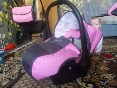 Лот: 2563409. Фото: 1. автокресло 0-10 кг подходит к... Коляски