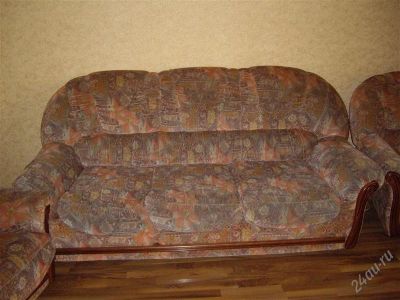Лот: 2094759. Фото: 1. Мягкая мебель, диван +2 красла... Кресла, пуфы